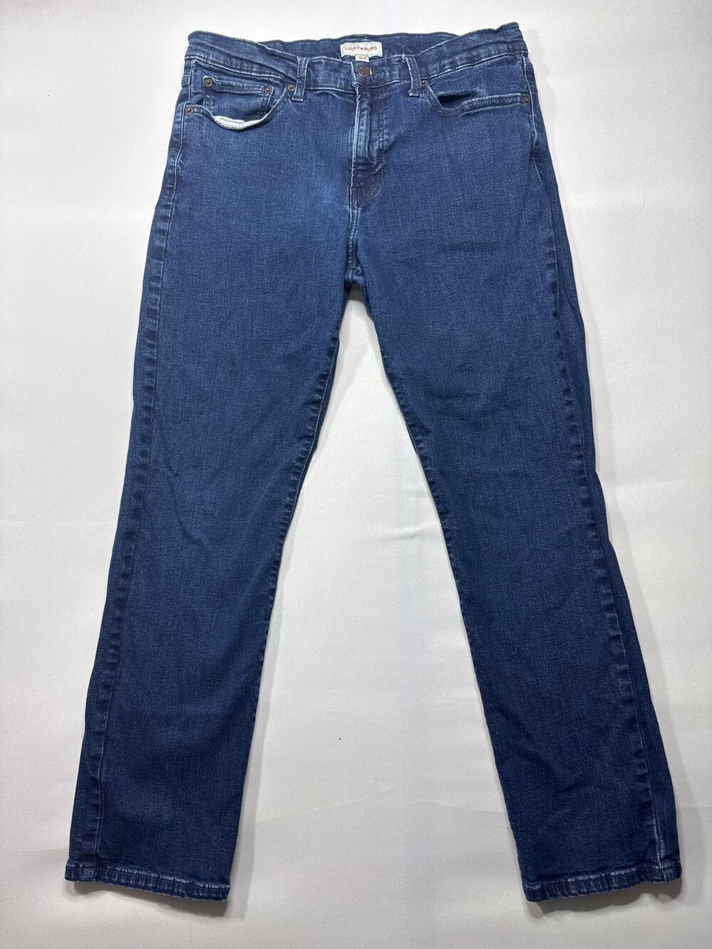 Lucky Brand Men's 121 Slim Straight Leg Blue Jeans - Size 34x30 (34x29)